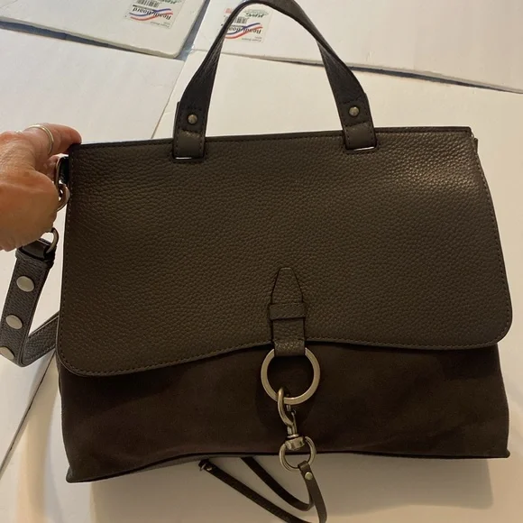 Rebecca Minkoff Medium Kieth Suede and Leather Satchel - Picture 2 of 16